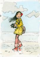 Jean-Claude Fournier - Spirou et Fantasio, Carte &agrave; jouer par