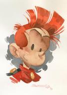 Jos&eacute; Luis Munuera - Spirou et Fantasio, Illustration "Spirou