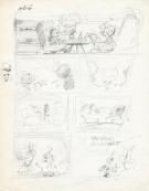 Jean-Claude Fournier - Journal de Spirou, story board (illu 
