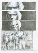 Erwan Seure Le Bihan - Odin, Partie 1/2, Crayonn&eacute; de planche