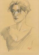 Andr&eacute; Juillard - Le long voyage de L&eacute;na, portrait l&eacute;na yeux 