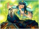 Paul Kidby - World of Warcraft, shaman Naine. TCG World Brea