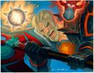 Paul Kidby - World of Warcraft, guerrier Humain. TCG World B