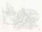 Paul Kidby - Le royaume enchant&eacute;, Naughty sleeping dragon