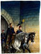 Jacques Terpant - Sept cavaliers, Le pont de S&eacute;phar&eacute;e, Illus