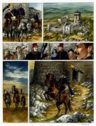 Jacques Terpant - Sept cavaliers, Le pont de S&eacute;phar&eacute;e, Planc