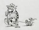 Marcel Gotlib - Coccinelle enfant sur calque