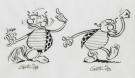 Marcel Gotlib - 2 coccinelles sur calque