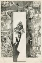 Zhang  Xiao Yu - Le Clown, Planche 10 - trame coll&eacute;e, traces