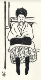  Dame assise  