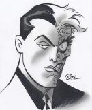 Bruce Timm - portrait double face