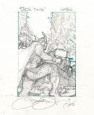Simone Bianchi - recherche pour une couverture de Thor