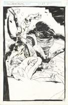 Kent Williams - Wolverine Killing, planche originale