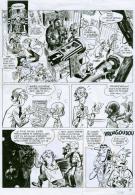 Yoann - Spirou, Les g&eacute;ants p&eacute;trifi&eacute;s, Planche originale