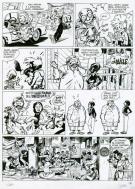 Yoann - Spirou, Les g&eacute;ants p&eacute;trifi&eacute;s, Planche originale
