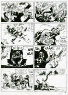 Yoann - Spirou, Les g&eacute;ants p&eacute;trifi&eacute;s, Planche originale 