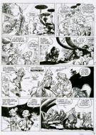 Yoann - Spirou, Alerte aux Zorkons, Planche originale 