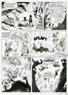 Yoann - Spirou, Alerte aux Zorkons, Planche originale  (2 ru