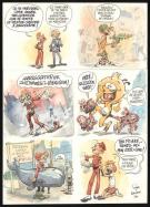 Yoann - Spirou, Planche originale parue dans Spirou