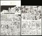 Yoann - Spirou, 2 planches parues dans le Sp&eacute;cial No&euml;l de Sp