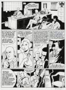 Philippe Berthet - Pin-Up, Le dossier Alfred H., planche ori