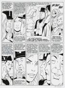 Philippe Berthet - Pin-Up, Le dossier Alfred H., planche ori