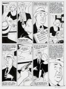 Philippe Berthet - Pin-Up, Le dossier Alfred H., planche ori
