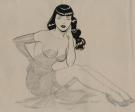 Philippe Berthet - Pin-Up, Illustration originale - Dottie (