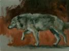 Joe Weatherly - Illustration originale - "lobo"