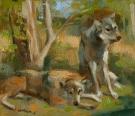 Joe Weatherly - Illustration originale - &eacute;tude pour "old fri
