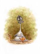 Chris Ayers - Daily Zoo, Illustration originale - Day 2049 -