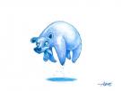Chris Ayers - Daily Zoo, Illustration originale - Day 1906 -
