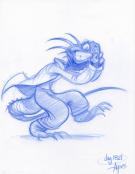 Chris Ayers - Daily Zoo, Illustration originale - Day 1821 -