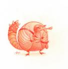 Chris Ayers - Daily Zoo, Illustration originale - Day 1980 -