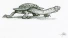 Chris Ayers - Daily Zoo, illustration originale - Day 1820 -