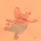 Chris Ayers - Daily Zoo, illustration originale - Day 1760 -