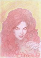 Adriano De Vincentiis - Illustration originale - Barbarella