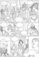 Adriano De Vincentiis - Succubes, Roxelane, Planche original