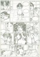 Adriano De Vincentiis - Sophia, Planche originale in&eacute;dite