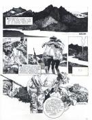 Sergio Toppi - Planche originale - Histoire in&eacute;dite : Una vo