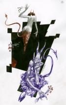 Sergio Toppi - Sorci&egrave;res, Illustration originale