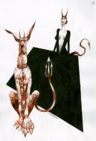 Sergio Toppi - Sorci&egrave;res, Illustration originale