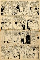 Maurice Tillieux - F&eacute;lix, Planche originale - Le Tumulus