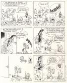 Sergio Salma - Nathalie, planche originale - gag 388