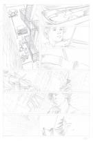 Attila Futaki - Severed, Issue 2, Crayonn&eacute; original de planc