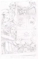 Attila Futaki - Severed, Issue 4, Crayonn&eacute; original de planc