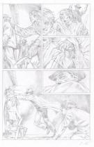 Attila Futaki - Severed, Issue 5, Crayonn&eacute; original de planc