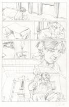Attila Futaki - Severed, Issue 6, Crayonn&eacute; original de planc