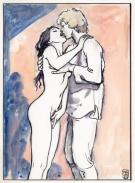 Milo Manara - Le d&eacute;clic, Illustration originale 