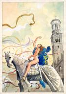 Milo Manara - Illustration originale - Affiche exposition